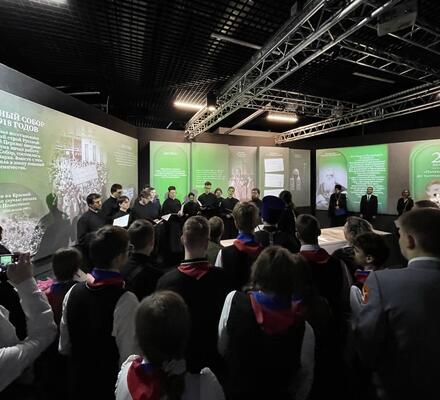 Состоялось открытие выставки «Голгофа Патриарха Тихона»